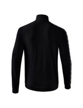 Erima Team Essential Tracktop Sports Jacket - comfortable, ribbed cuffs, side pockets - black/gray Men